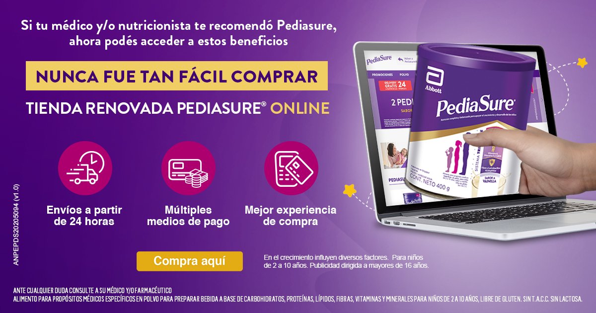 Pediasure Bebida Líquida 16 Unidades / 220 ml